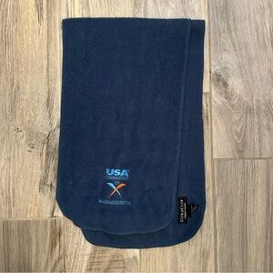 USA Gymnastics Navy Fleece Scarf